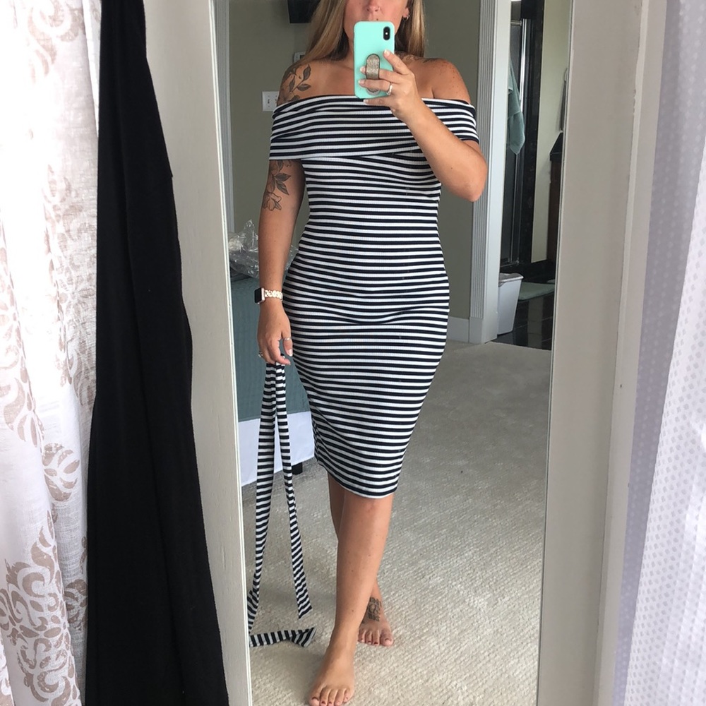 Off shoulder dress